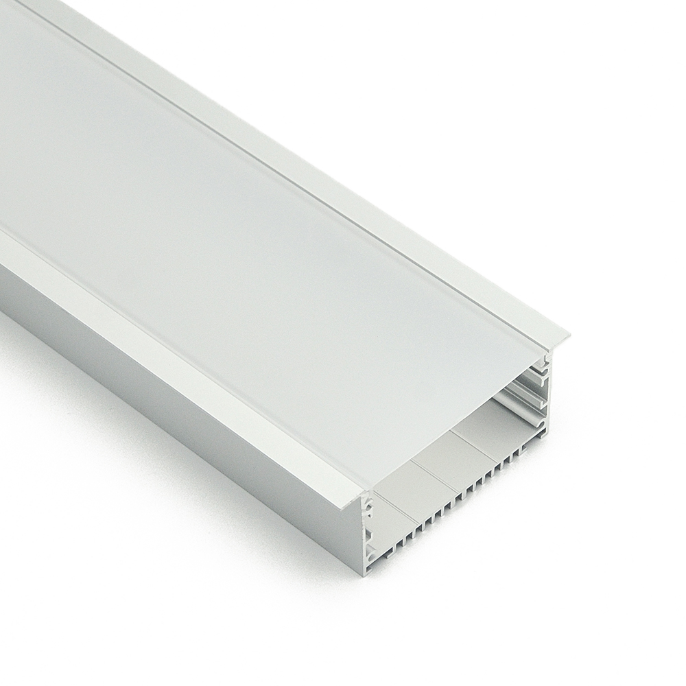 HL-A020 Aluminum Profile - Inner Width 63.9mm(2.51inch) - LED Strip Anodizing Extrusion Channel